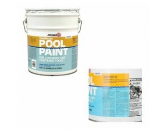 White Flat Oil Based Swimming Pool Paint Epoxy Acrylic Coating Rubber Type Kit