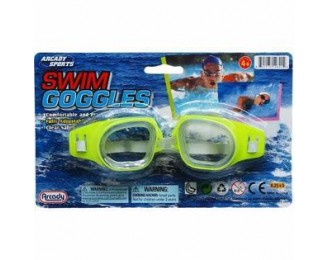 6 inches Swimming Goggles on Blister Card, 4 Assorted Colors, Case of 96