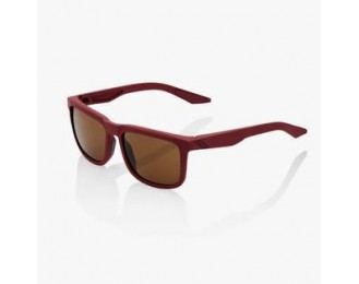 Blake Sunglasses - Soft Tact Crimson - Bronze Lens - 61029-392-73