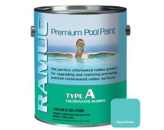 Ramuc Type A Gallon Rubber Paint - Aqua Green