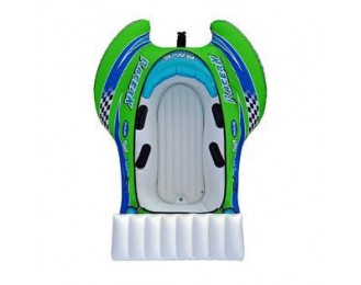 NEW  Sports 02650 RacerX Inflatable 2 Rider Towable Water Tube w/  Tail