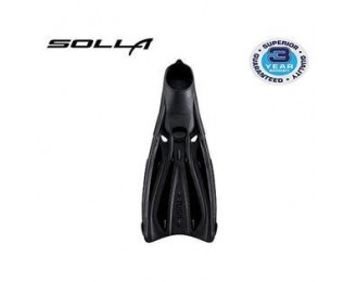 FF-23 Solla Full Foot  Diving Fins, Small, Black