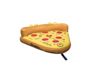 Inflatable Pizza Slice Island Towable Float, 70-Inch