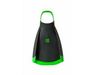 DMC Repellor Short Silicone Grip Kicking Fins for Swim (L (10-11)|Black/Green)