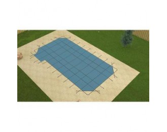16'x32' ULTRA LITE SOLID Rectangle Swimming Pool Safety Cover w/Left Step