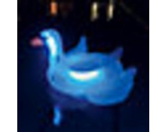 Inflatable Giant LED Light-Up Swan Pool Float