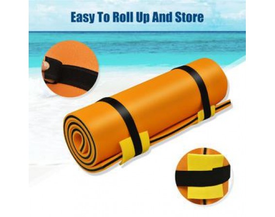 3-Layer Tear-proof Water Mat  Pad Island Water Sports Relaxing Orange