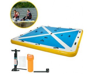 Dock - 8' x 6wim deck, water pad, Inflatable Island Swim Platform