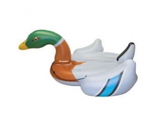 Inflatable Biggest Giant Decoy Duck Island Float, 131-Inch