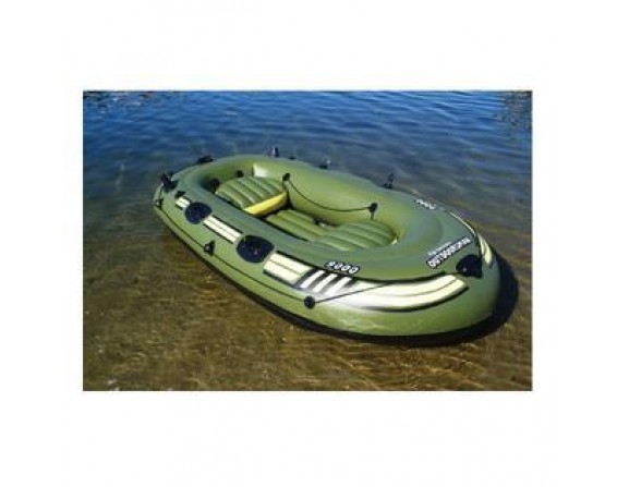 98? Inflatable Outdoorsman 9000 Fishing Boat ? 4 Persons