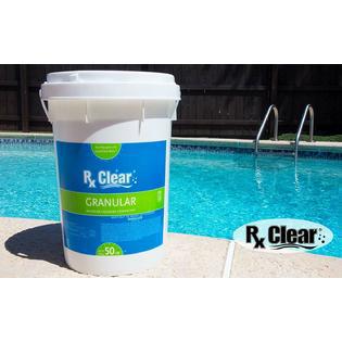 Rx Clear 99.3% Sodium Di-Chlor Granular Swimming Pool Chlorine - 100 lbs